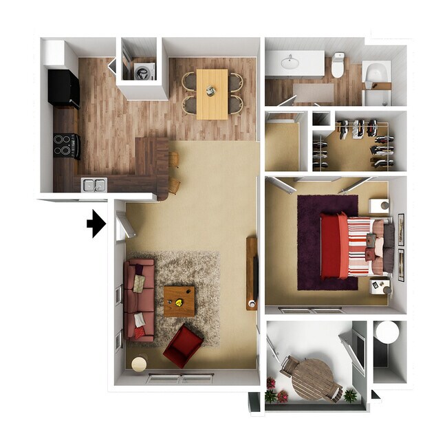 Unit 1-105 11-177 floor plan